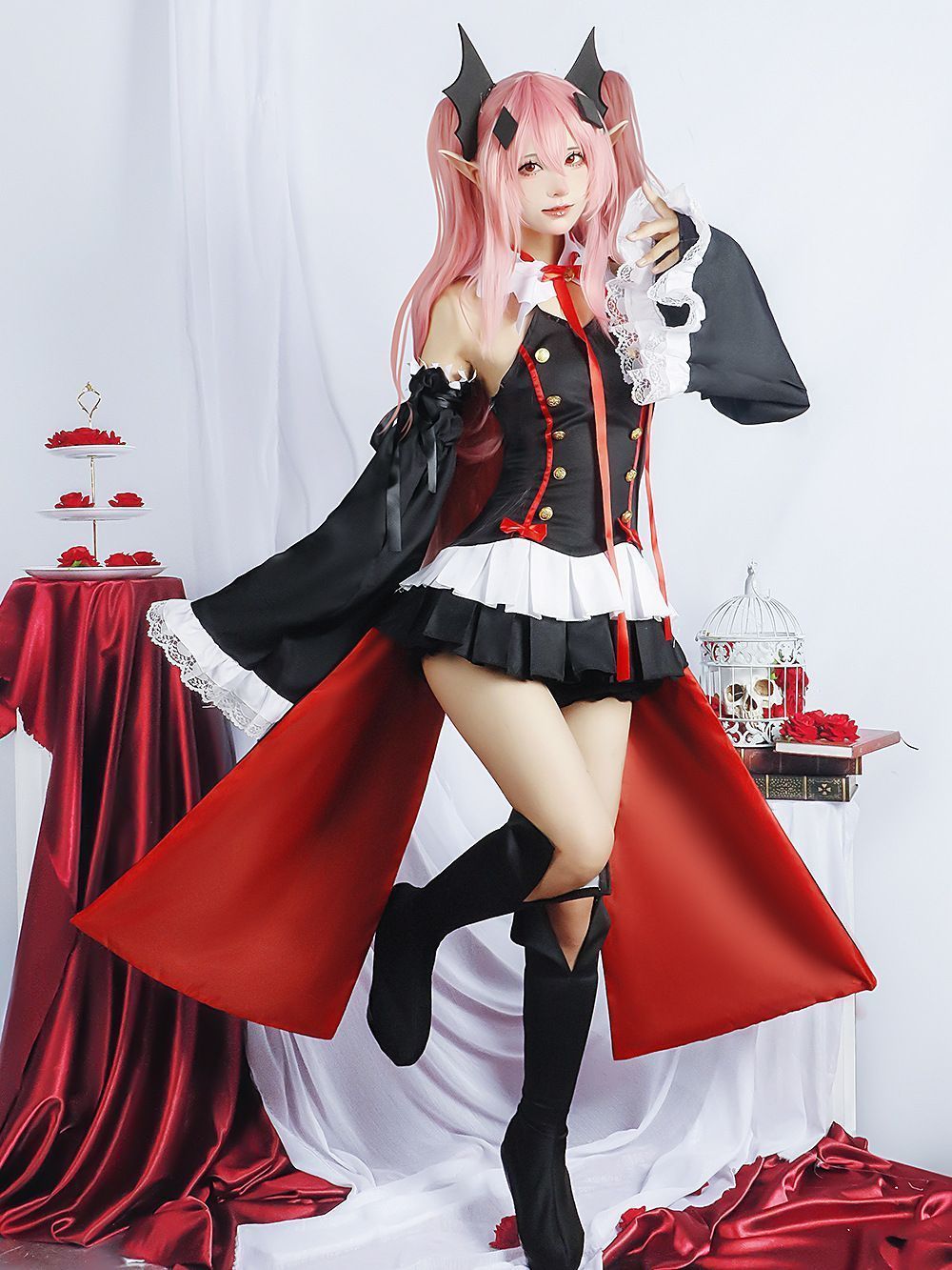 五次元 終わりのセラフ クルル・ツェペシ コスプレ ウィッグ