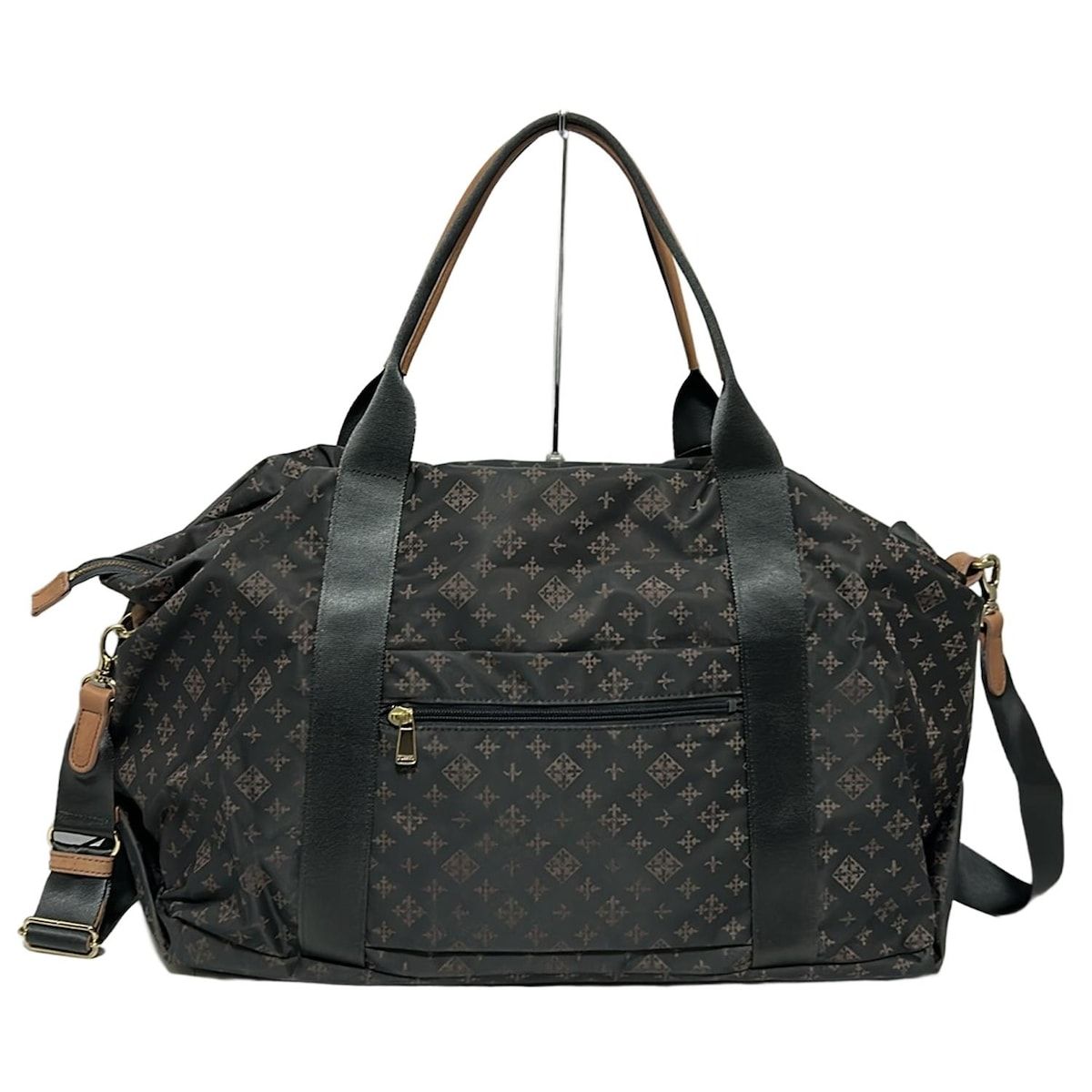 russet ラシット ボストンバッグ - ダークグレー×ダークブラウン×ブラウン 本体ロックなし レザー DECORATOM_COM_BR