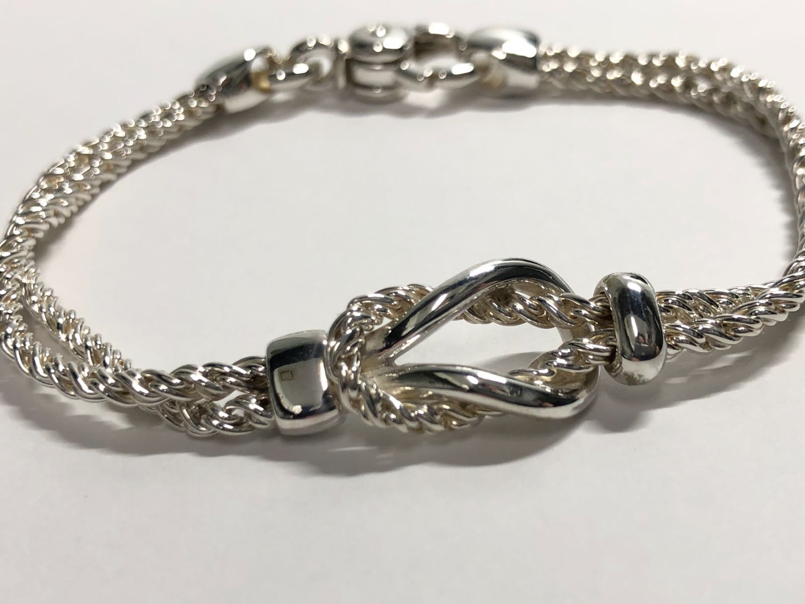 Tiffany ティファニー　ダブルループ　ブレスレット　silver925 Tiffany ティファニー ダブルループ ブレスレット silver925