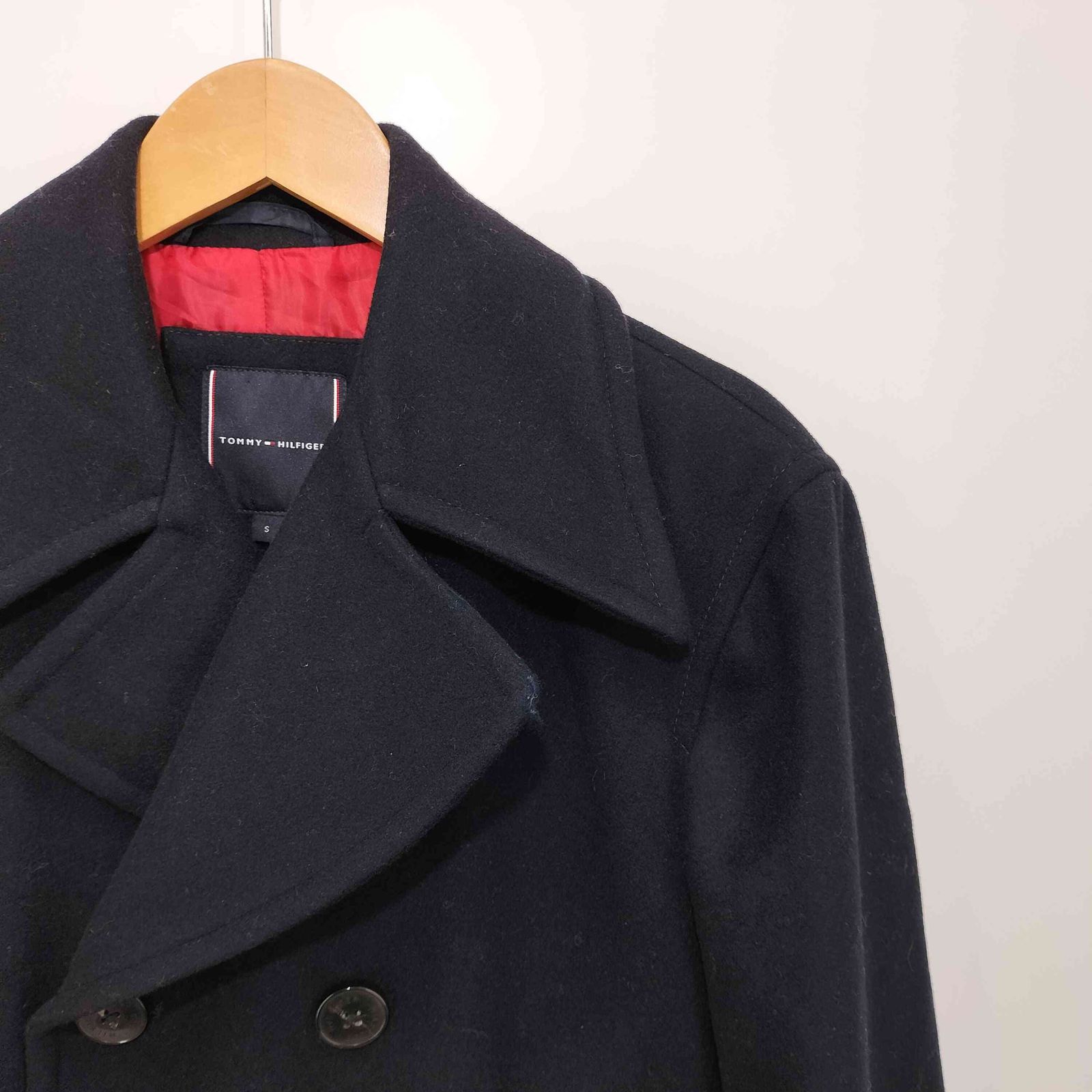 トミーヒルフィガー TOMMY HILFIGER ラムウール Pコート
