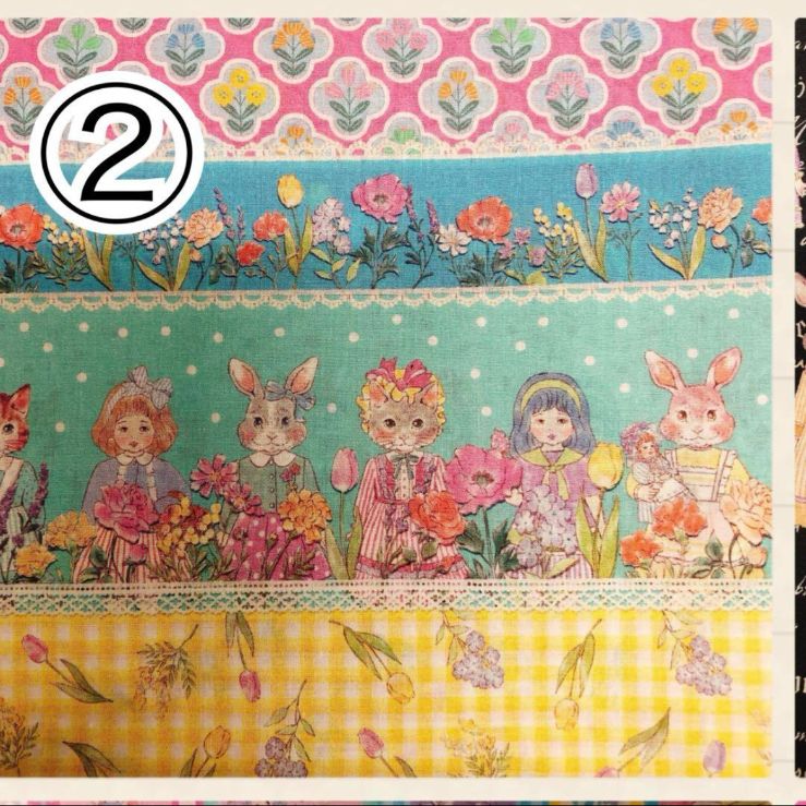 ♡ミケ様♡専用 ✿ジョリーフルール✿ 【紙袋型トートバッグ】 ♡ミケ