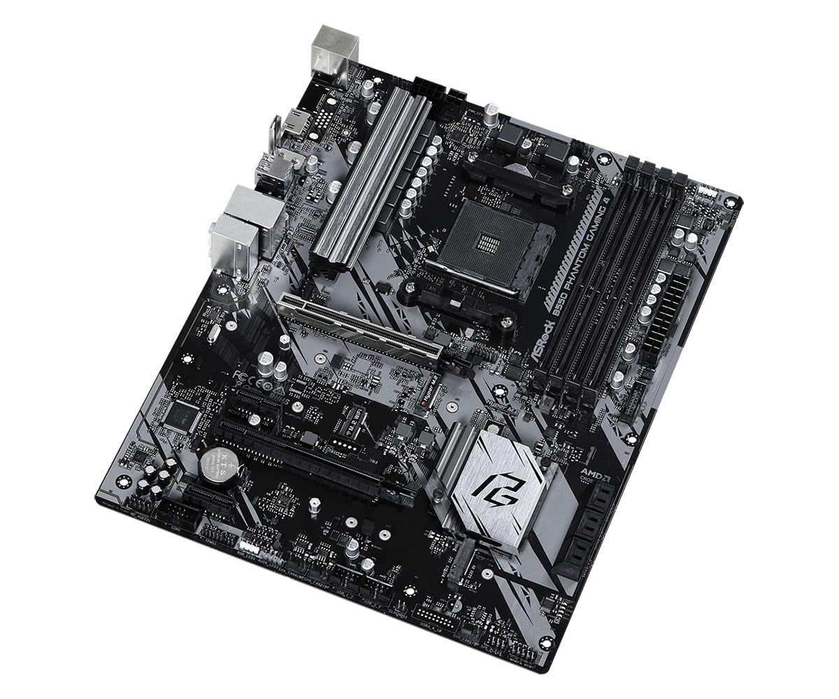 ASRock AMD Ryzen 5000シリーズ (Soket AM4)対応 B550チップセット搭載 ATX マザーボード B550 Phantom Gaming 4