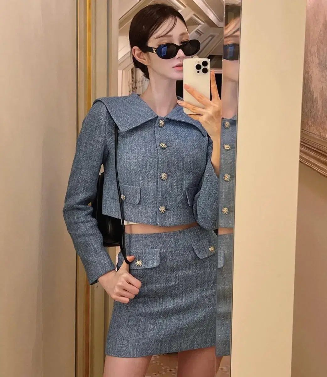 282 000円 | タグ付 labelle blanc リー ツイード セットアップ