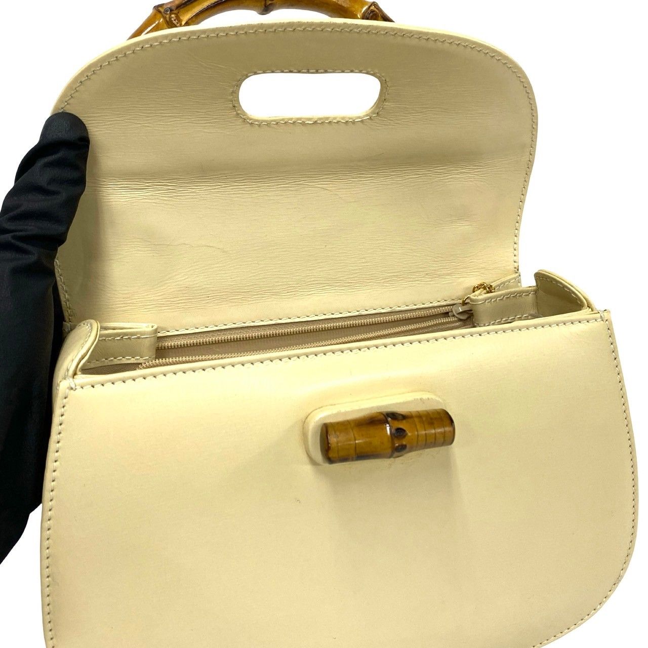 極 美品 GUCCI グッチ オールドグッチ ヴィンテージ バンブー ターン