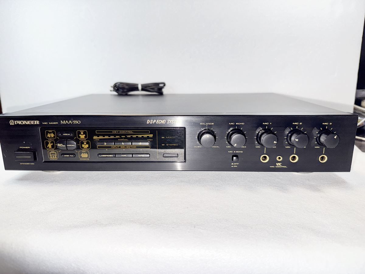 HY】【美品】PIONEER パイオニア マイクミキサー MAA-550 キー