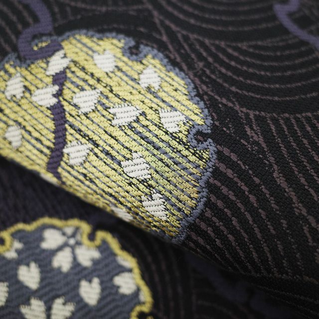 着物　帯 グラデーション　キラキラ 銀糸　金糸 新古品】 袋帯 未使用 正絹 JUNKO SHIMADA 島田順子 監修 金銀糸