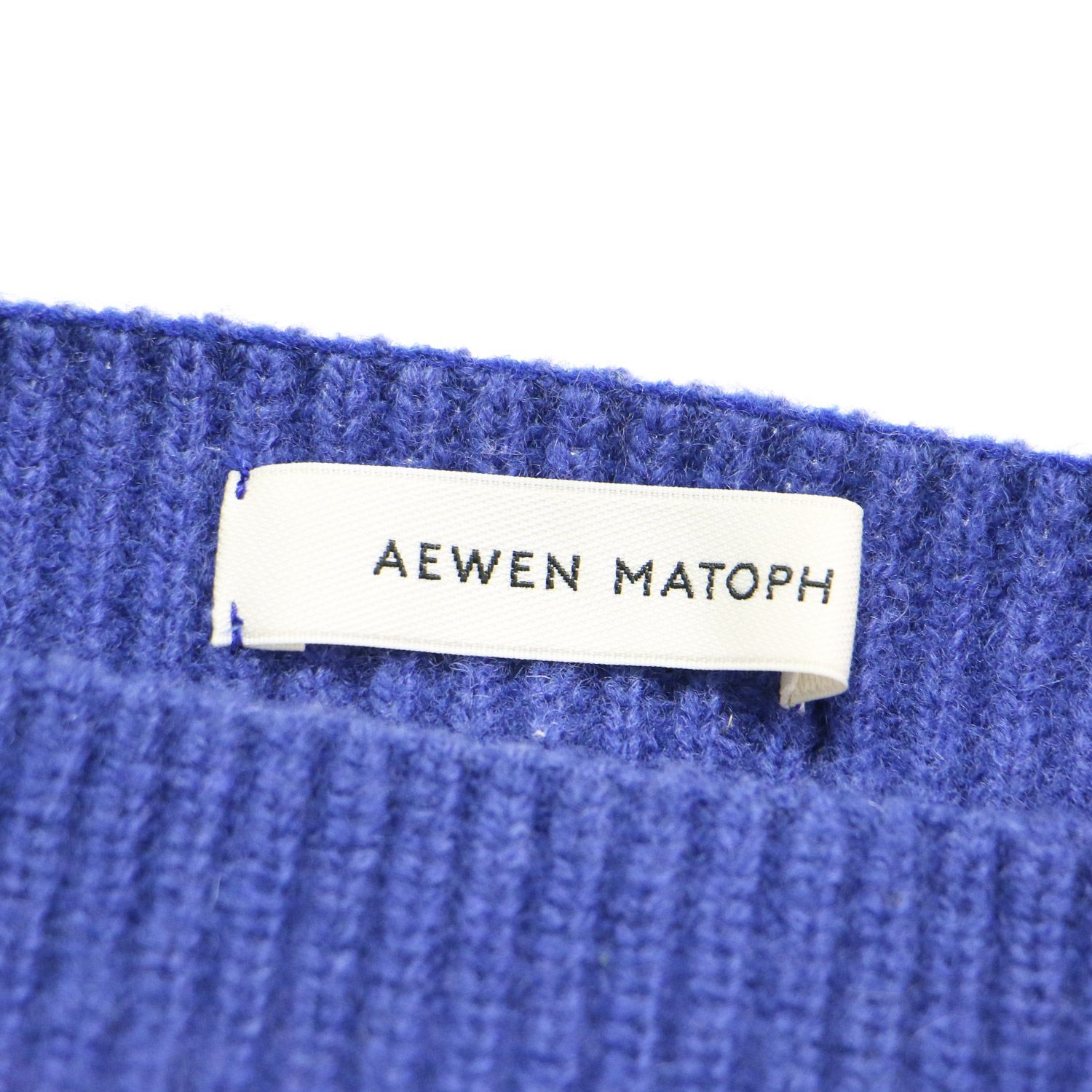 AEWEN MATOPH イウエン マトフ ニット ブルー サイズ:FREE | ウール  