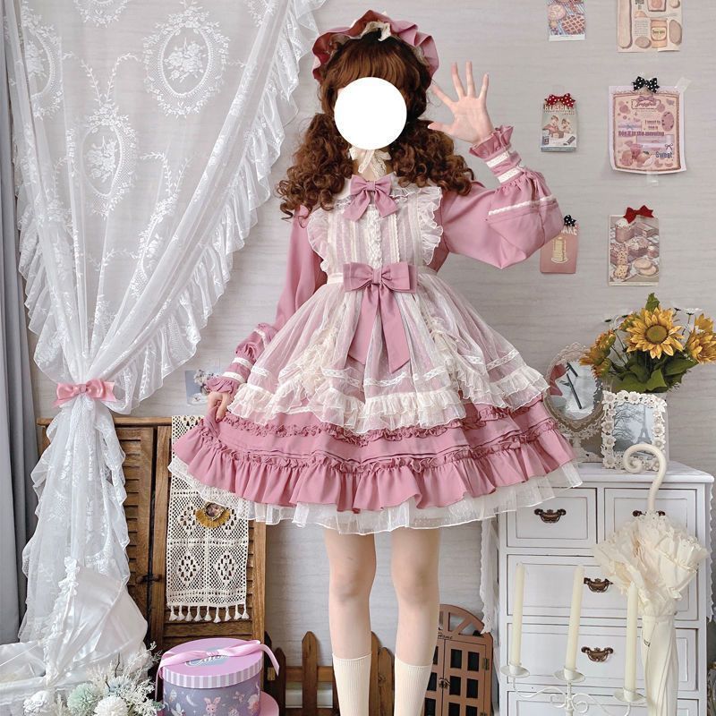 lolita プリンセス 可愛い 半袖 ロリータ ワンピース L232