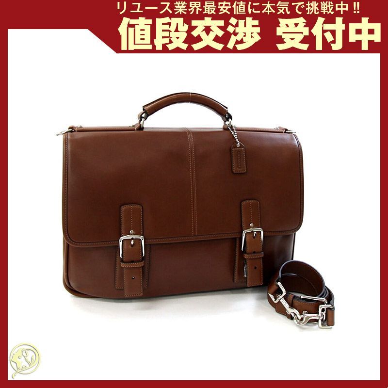 コーチ 2WAYハンドバッグ F06455 ブラウン 楽天市場】コーチ 2WAYハンドバッグ F06455 ブラウン レザー 中古