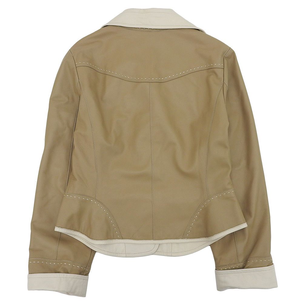 968 BALMAIN レザージャケット 11号 Lサイズ ベージュ 羊革 楽天市場】ライダースジャケット レディース 本革 ラム革
