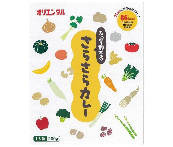 オリエンタル たっぷり野菜のさらさらカレー 200g×30個入× 2ケース ｜ 一般食品 カレー レトルト