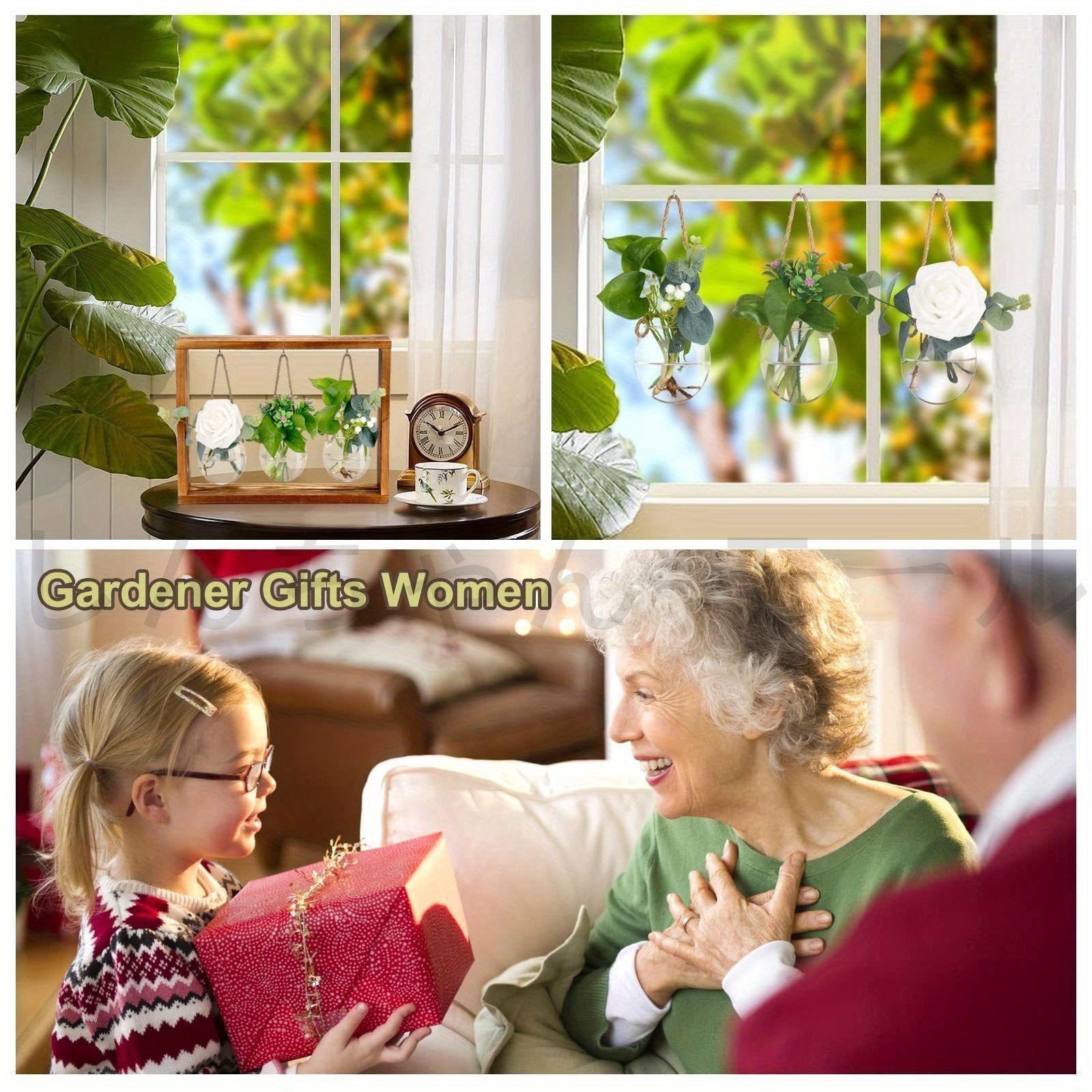 木製花瓶スタンド 水耕栽培 花瓶 卓上花瓶 植物栽培ガラス 水栽培容器