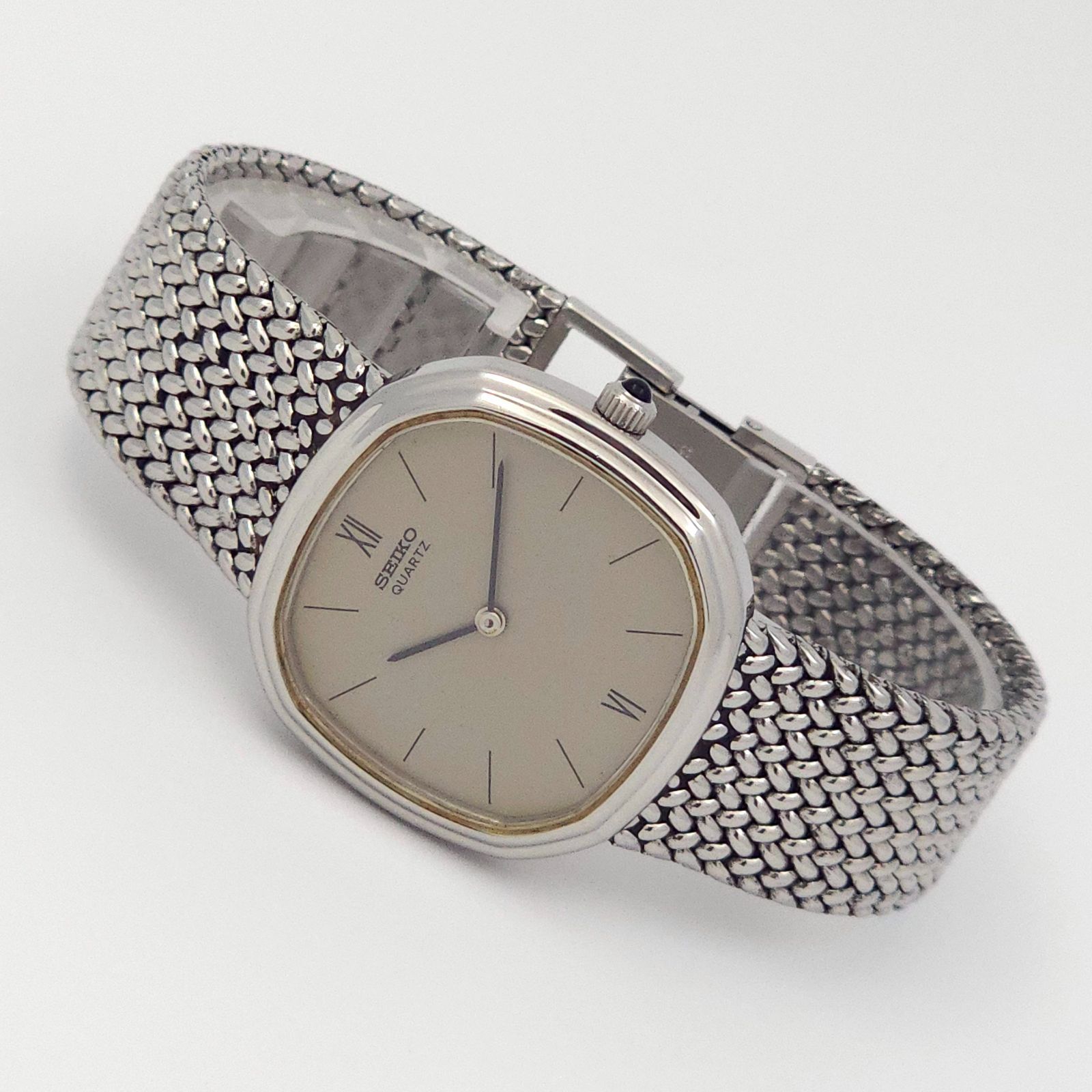 動作品 セイコー SEIKO クレドール CREDOR 2F70－5130 TITANIUM 18KT