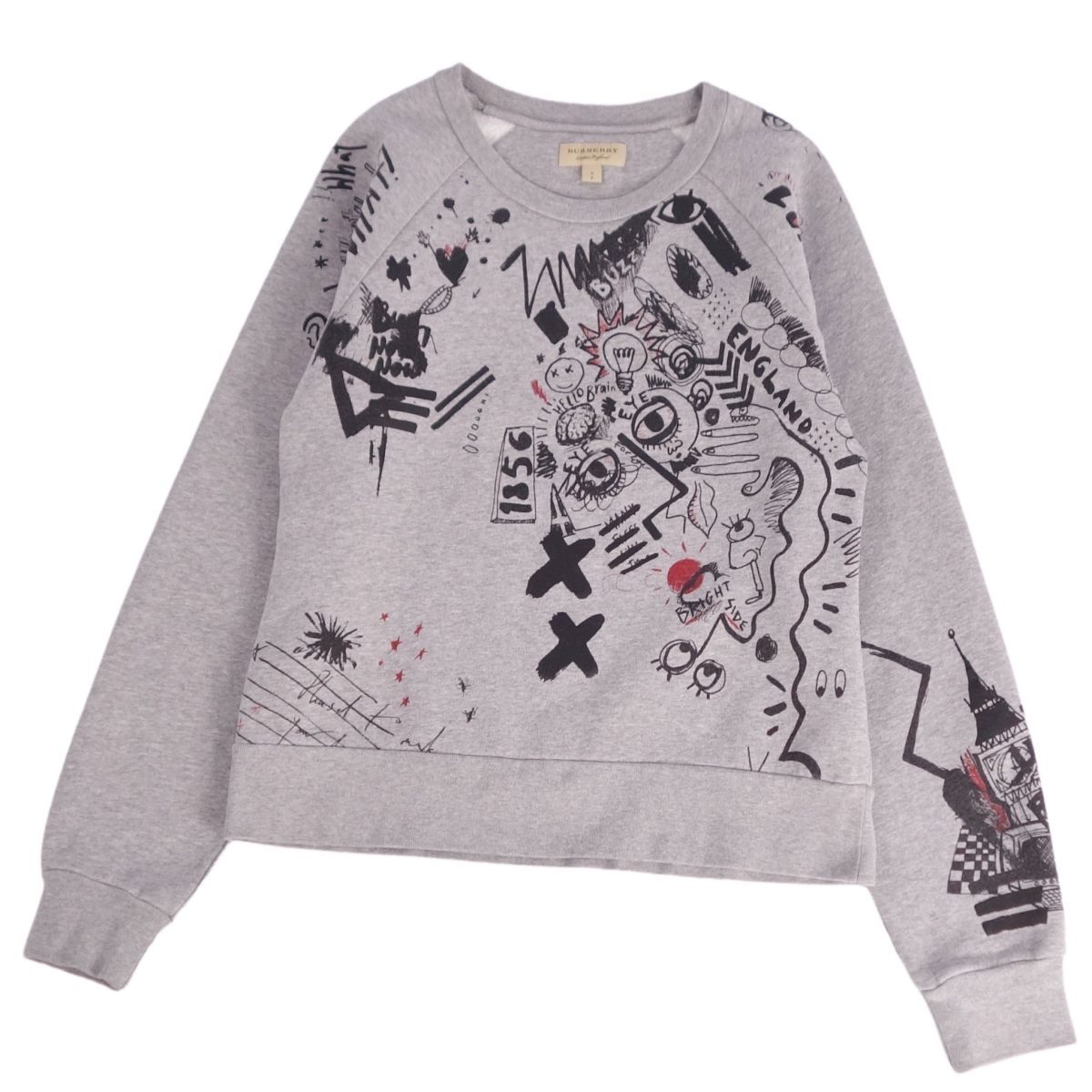 美品 バーバリー BURBERRY スウェット トレーナー ロングスリーブ 長袖