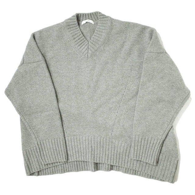 CINOH チノ 21AW OVERSIZE V NECK KNIT 36 - Loop - メルカリ