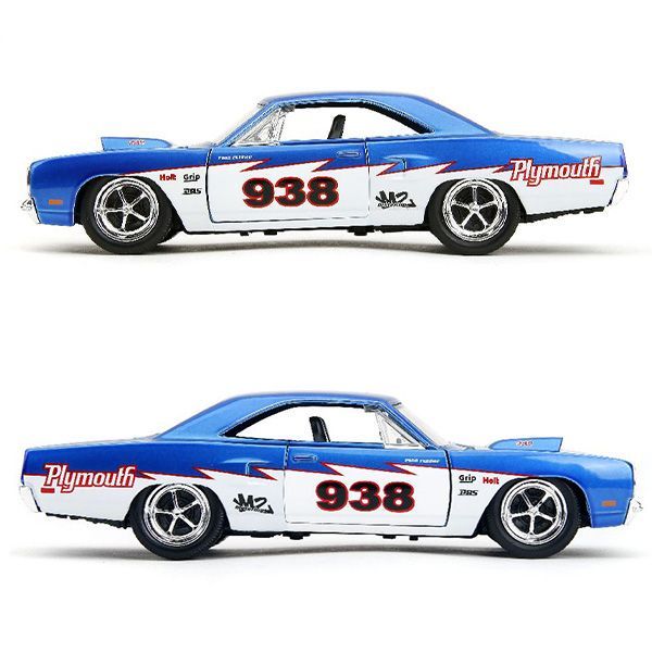 JADATOYS 1:24 BTM 1970 Plymouth Road Runner 938 ミニカー