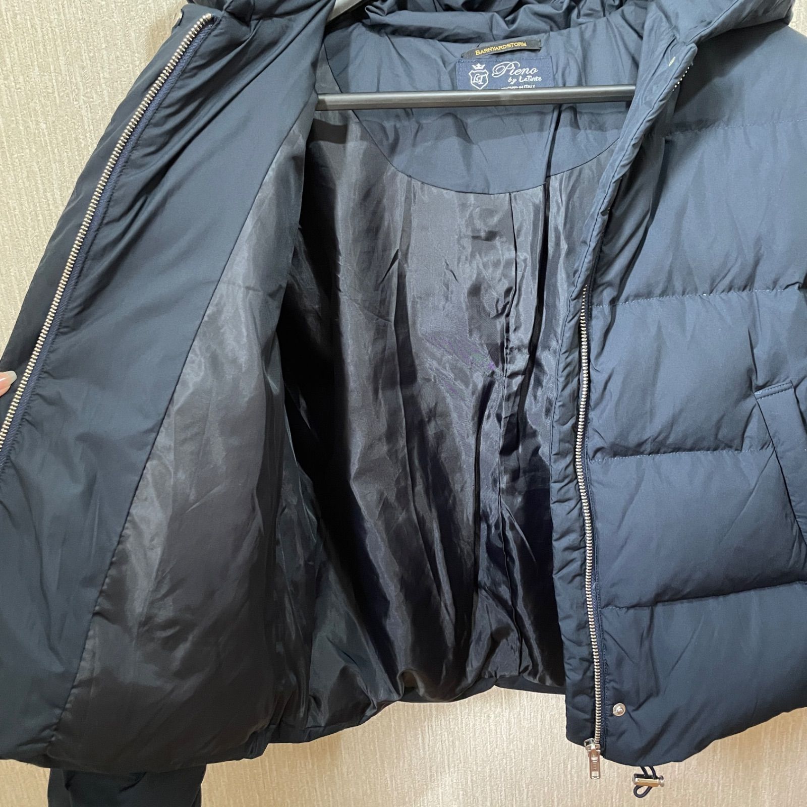 142 【美品】BARNYARDSTORM バンヤードストーム ショート丈 ダウン 