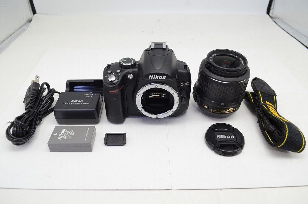 Nikon ニコン D5000 AF-S DX 18-55mm VR レンズキット デジタル一眼レフカメラ 250927g