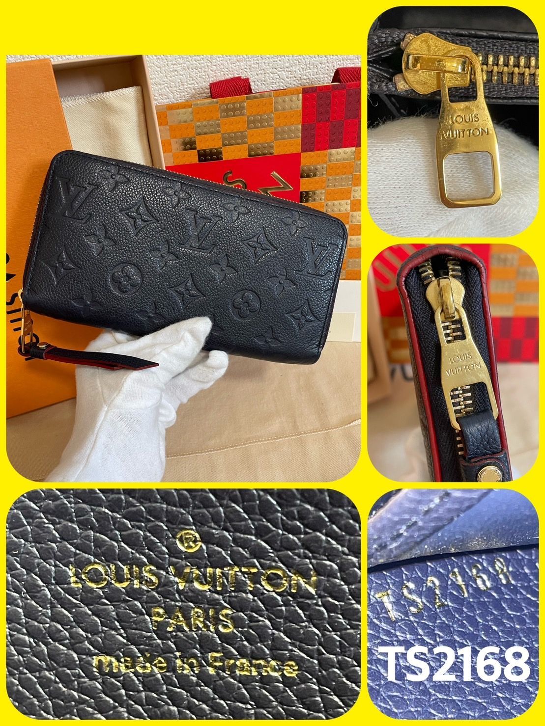 極上美品】ルイヴィトン モノグラム アンプラント ジッピー 長財布