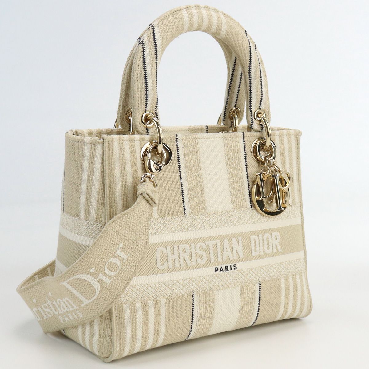 Christian Dior クリスチャンディオール レディディオール M05650JAT トートバッグ キャンバス レディース開閉方法