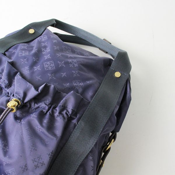 russet ラシット モノグラム 2wayバッグ/ネイビー系 トートバッグ