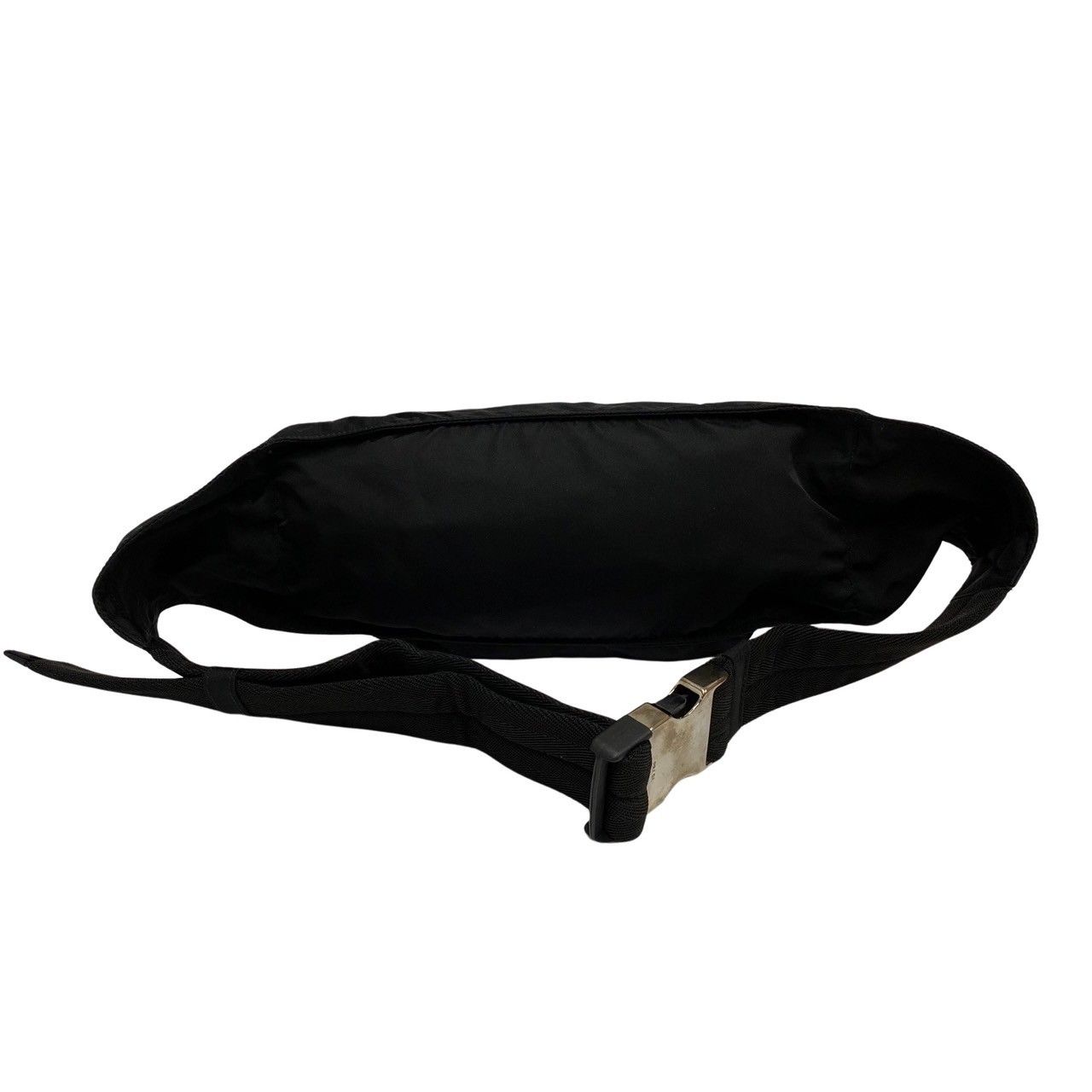 極 美品 希少品 カード付 PRADA プラダ 三角ロゴ 金具 ナイロン
