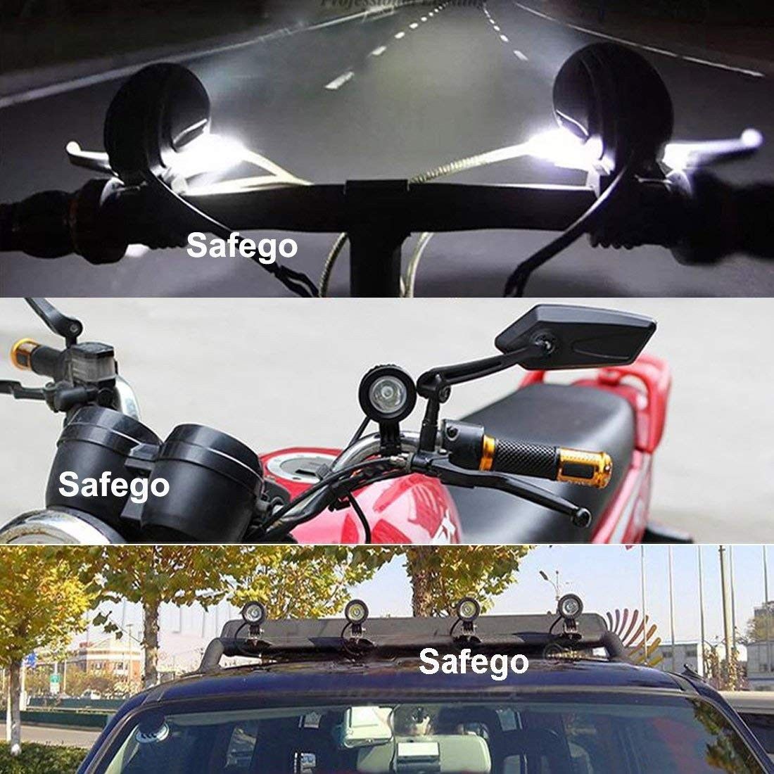 新着商品】丸形 狭角 LED作業灯 ワークライト 6000K 12V-24V対応 10W