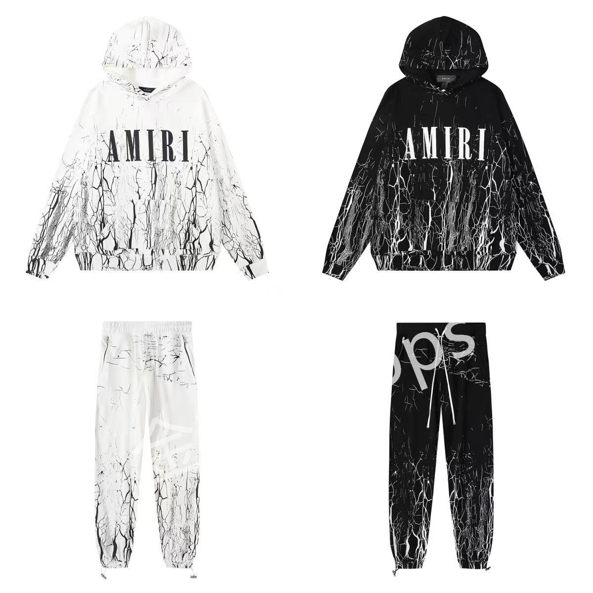 新品 AMIRI パーカー セットアップ メンズ レディース パーカー 上下セット プルオーバー 男女兼用 カジュアル ストリート #2 - メルカリ