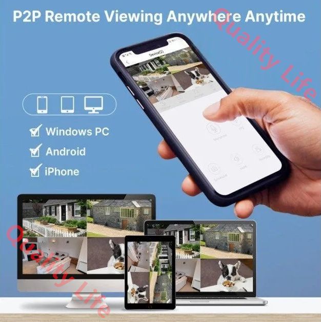 防犯カメラセット4台カメラ