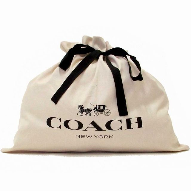 タイムセール【新品 未使用】コーチ COACH 保存袋 収納袋 巾着 バック小物用 （中） DUSTBAG L