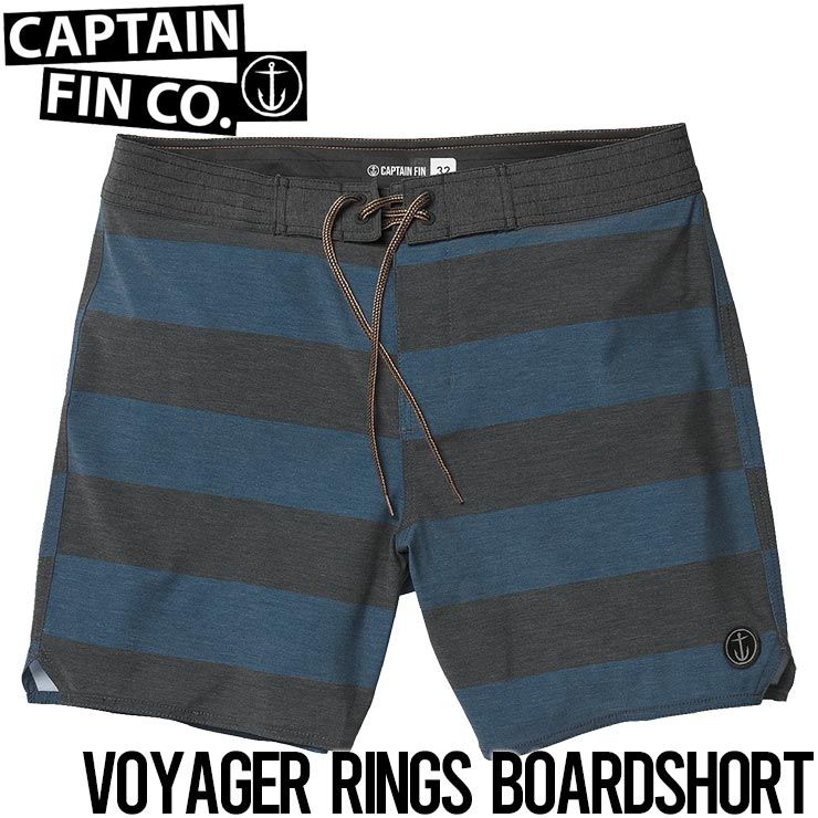 【送料無料】ボードショーツ ストレッチショーツ CAPTAIN FIN キャプテンフィン VOYAGER RINGS BOARDSHORT 21A0832302 BLK 日本代理店正規品