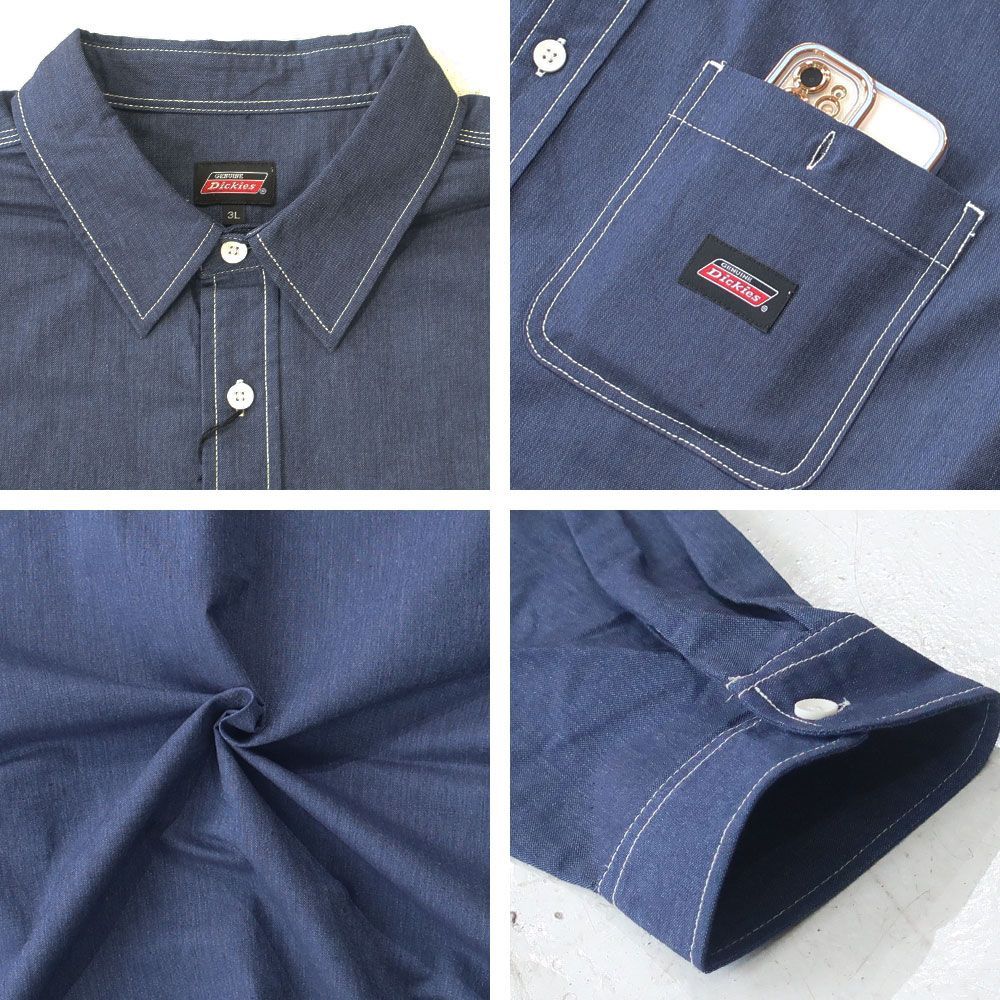 メンズ 大きいサイズ シャツ ブランド Dickies ディッキーズ