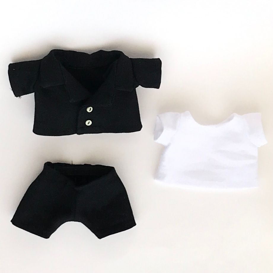 ダッフィーぬいば服3点コーデセット】テーラードブラック