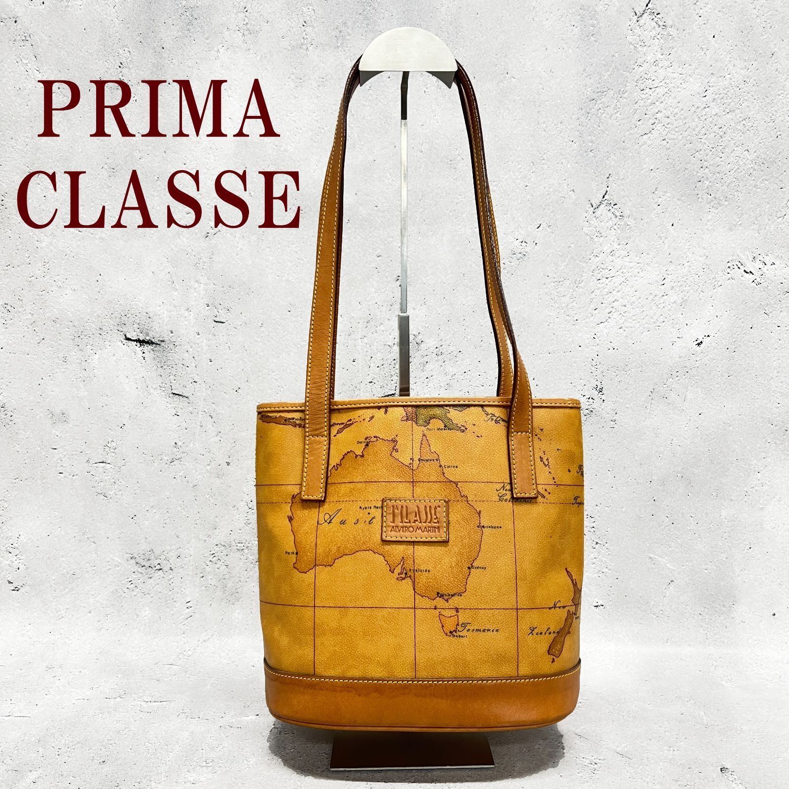 PRIMA CLASSE トートバッグ 地図柄 プリマクラッセ - トートバッグ