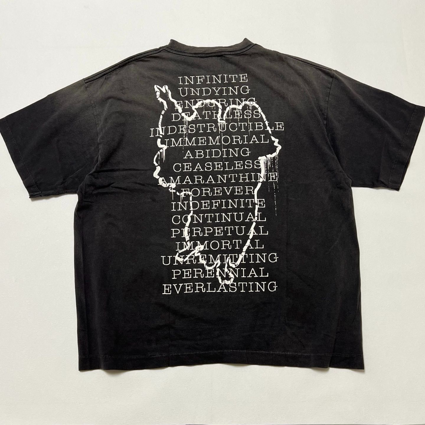 国内発送☆Saint Mxxxxxx☆SS TEE/HOPE SPRING/BLACK S/S TEE HOPE SPRING SM-HR8-0000-006 (SM-HR8-0000-006