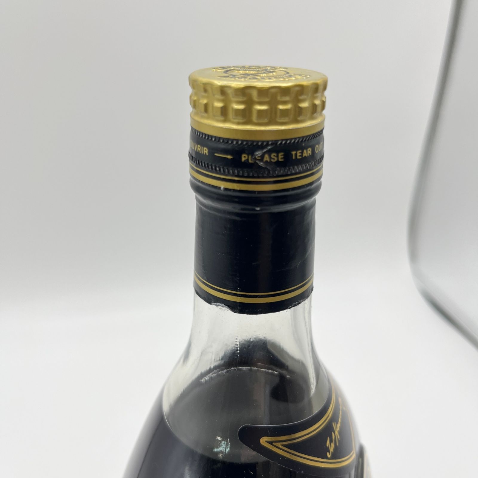 ヘネシー XO 金キャップ クリアボトル 1000ml 40％ コニャック