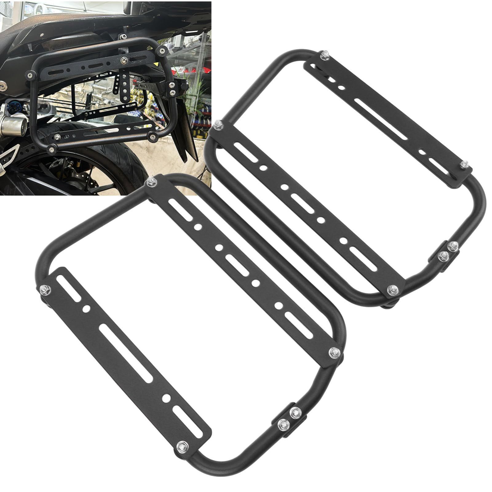 サイドサドルバッグサポートバーラック