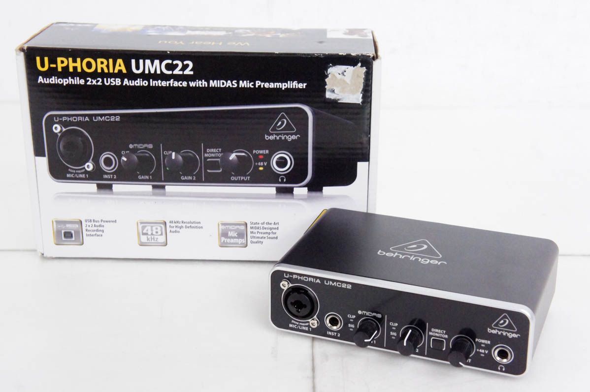 総額54000円のオーディオインターフェイス&マイク売ります