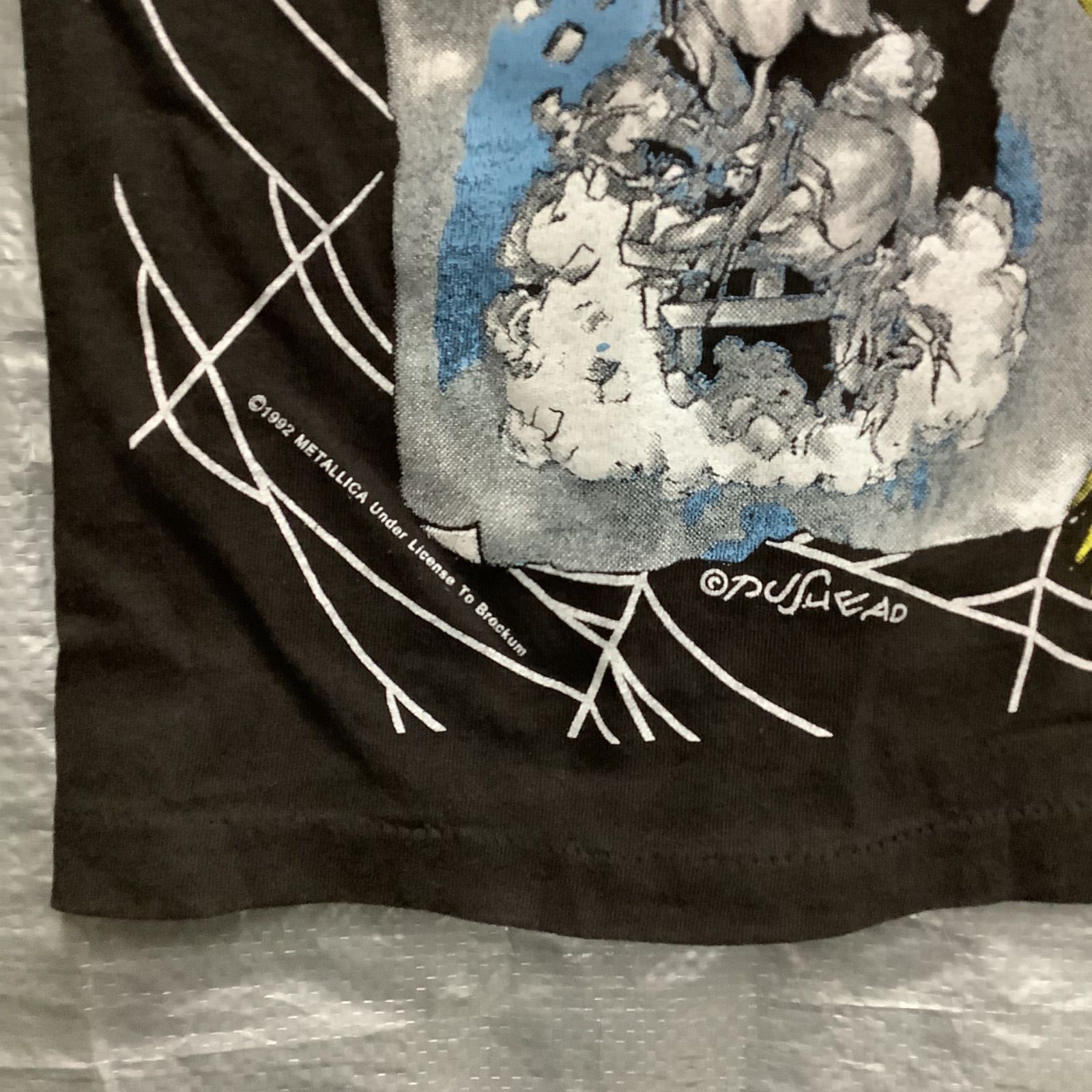 Tシャツ Lサイズ METALLICA メタリカ スパイダーウェブ BROCKUM - メルカリ