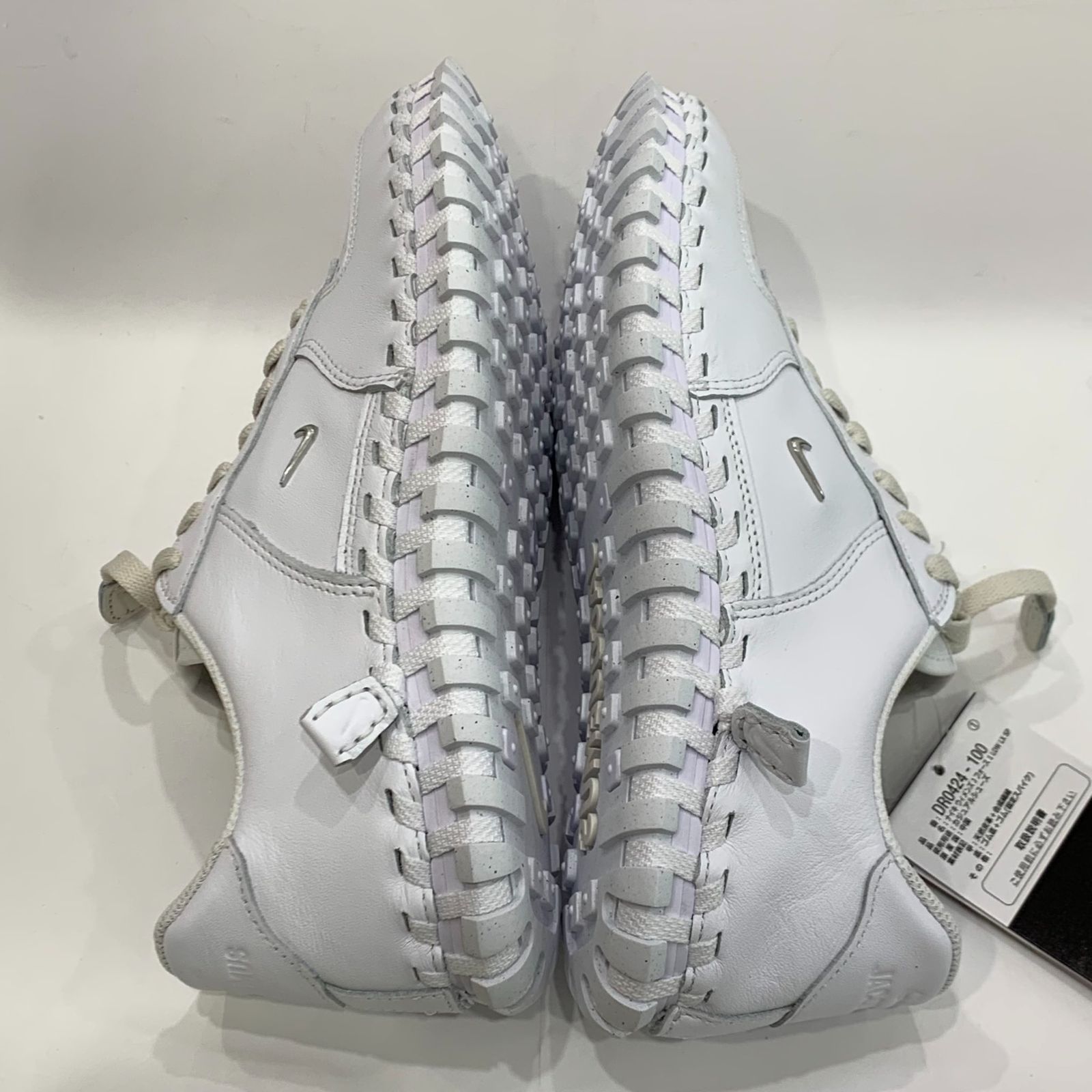 未使用 JACQUEMUS NIKE WMNS J FORCE 1 LOW LX WHITE US9.5 26.5cm 