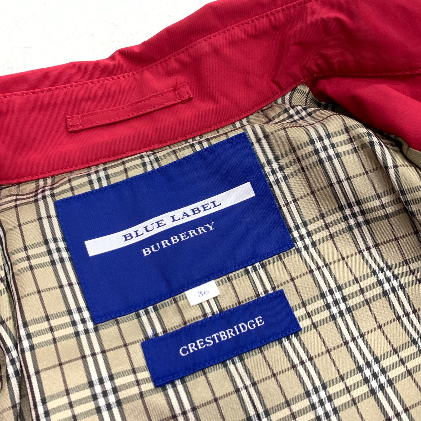 バーバリー ブルーレーベル♡ピンクチェック フレアトレンチコート BURBERRY BLUE LABEL（トレンチコート）のフリマアイテム一覧