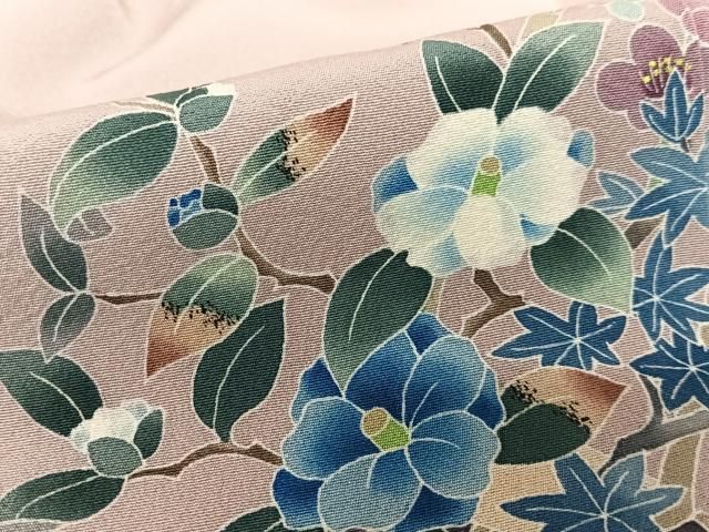 平和屋着物○本加賀友禅作家 染元千紅代表 寺西一紘 訪問着 花籠文