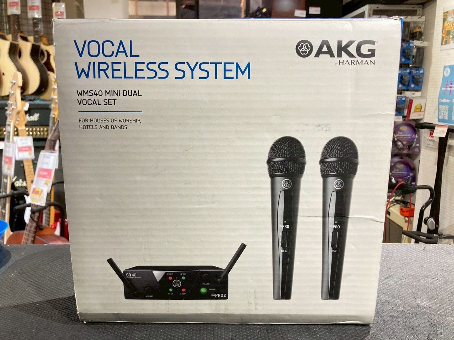 AKG WMS40 ワイヤレスマイク 2本セット