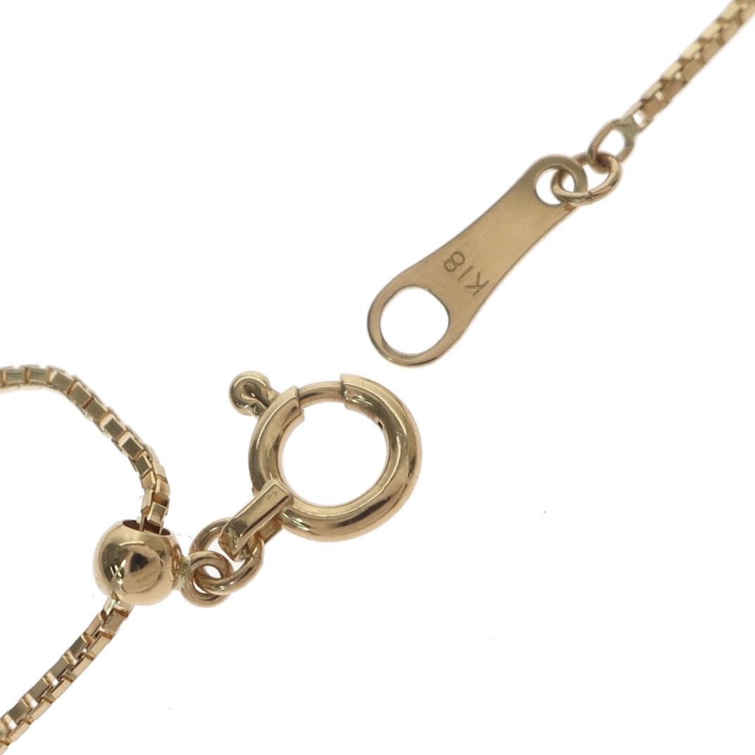 未使用品】ダイヤモンド クロスネックレス K18 YG 750 18金