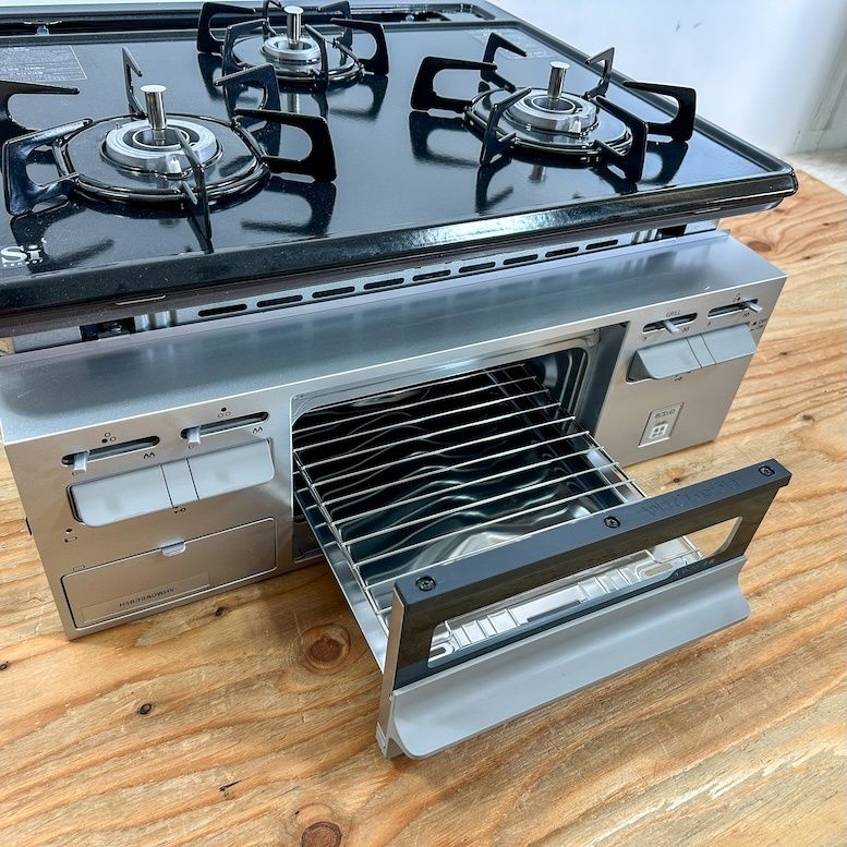 Harman ビルトインガスコンロ 都市ガス対応 3口コンロ ホーロートップ 型番 H1633A0WHV ♥アウトレット品 HRDEVELOPMENT_JP