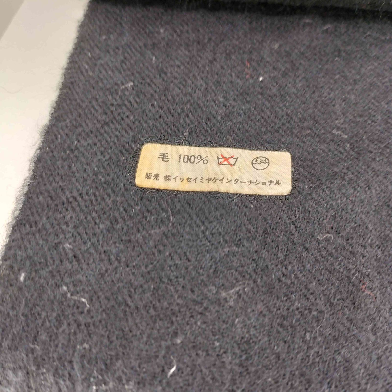 イッセイミヤケ ISSEY MIYAKE ISSEY SPORT 80s ウールマフラー