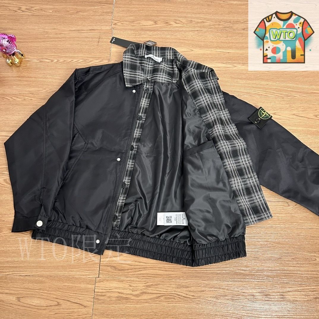Stone 2wayジャケット　チェック 今日特価】Stone Island Check Jacket ストーンアイランド