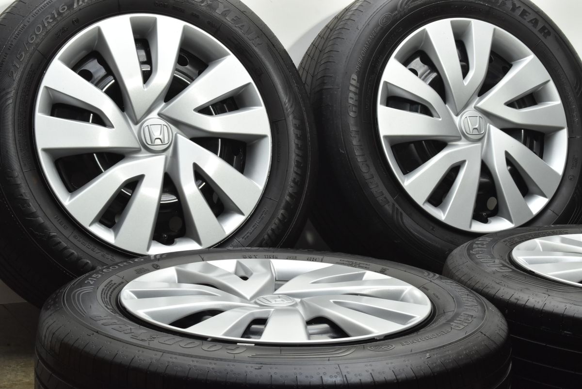 2025年製 新車外し品 ホンダ WR-V 純正 16in 7J 55 PCD114.3 グッドイヤー エフィシェントグリップ パフォーマンス 215|60R16 可