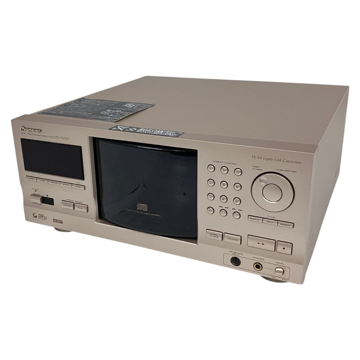 Pioneer PD-F1007 CDプレイヤー 301枚収納 ルーレットラック方式 音響機材 パイオニア O9924507