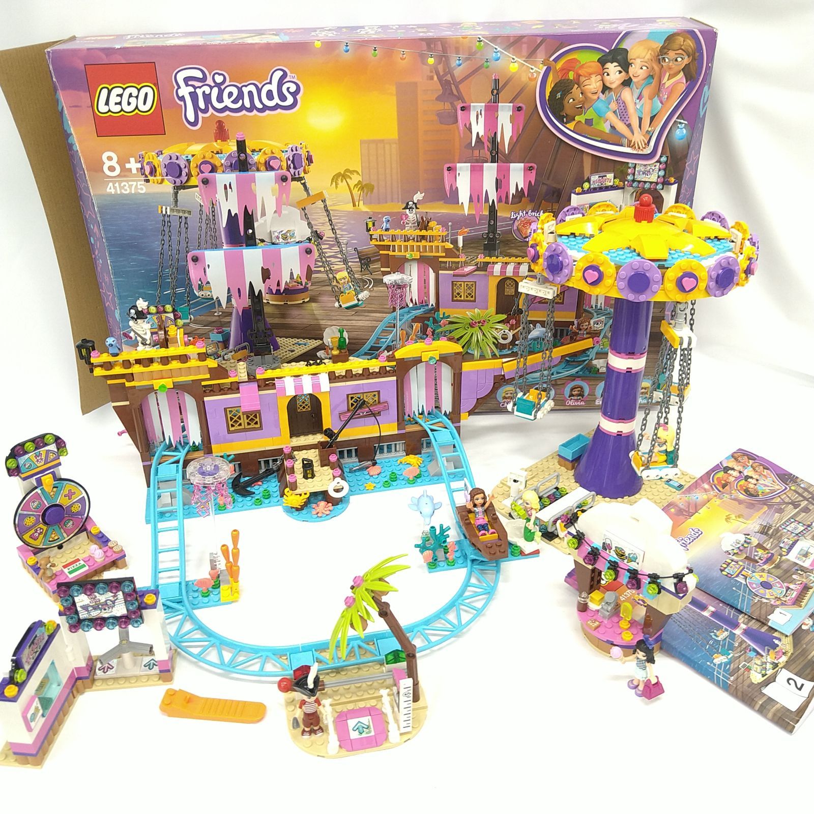 【中古／美品】正規品 LEGO Friends レゴ フレンズ ハートレイク遊園地 41375